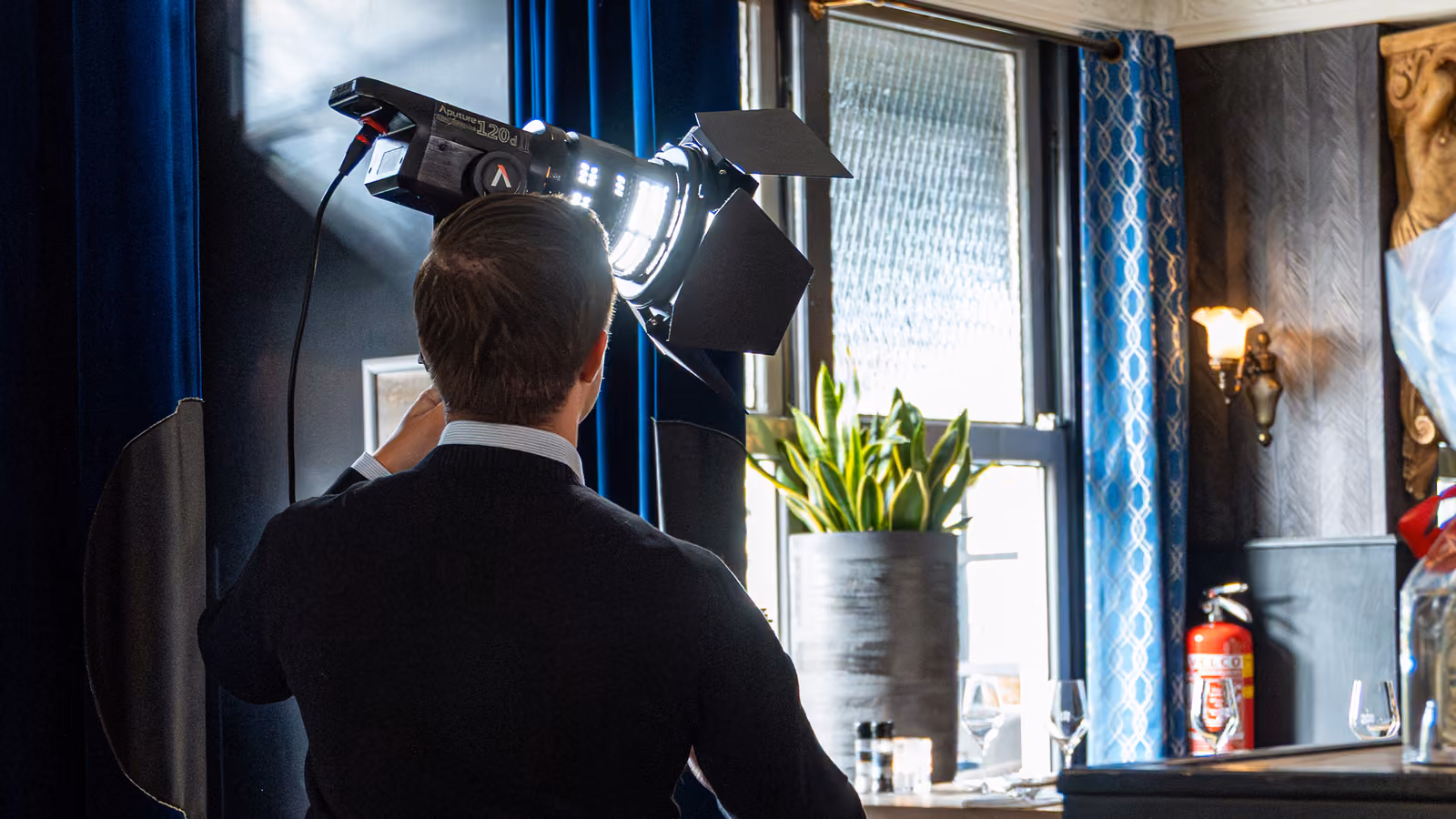 Opname in de eigen studio van Creatieve Campagnes in Veenendaal
